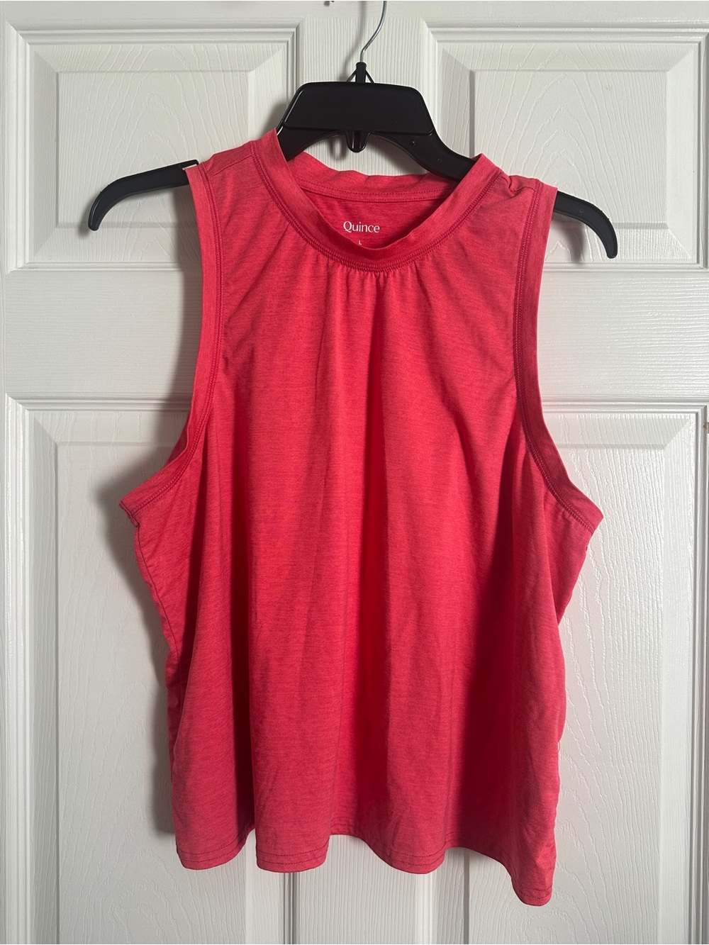 Quince Sleeveless Tank Top in Coral